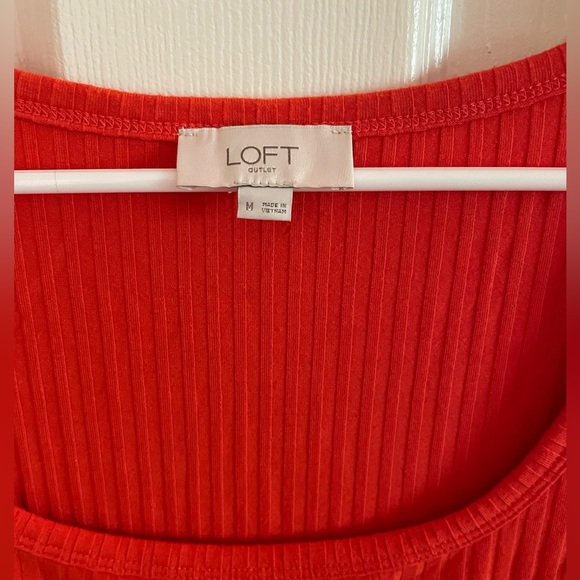 LOFT Ribbed Tee - Picture 2 of 3